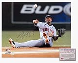 Jose Reyes New York Mets MLB Autographed Seated Throw 16 x 20 Photograph (Unframed)