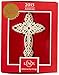 Lenox 2015 Snow Fantasies Cross Ornament