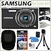 Samsung SH100 14.2MP Wi-Fi Digital Camera with 5X Optical Zoom in Black + 8GB Accessory Kit
