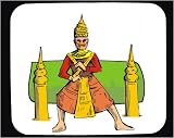 Mouse Pad with asian, dancer, performer, traditional dress, Thailand