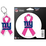 Wincraft New York Giants Breast Cancer Awareness Auto Pack