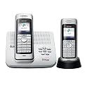 Verizon Ultra-modern DECT 6.0 Phone with Answering Machine and Expansion Headset - V300AM-2