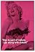 Marilyn Monroe Sex Quote Pop Pink Poster Print 24x36 Poster Print, 24x36 Poster Print, 24x36