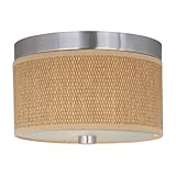 ET2 Lighting E95100-101SN 2 Light Elements Flush Mount Ceiling ET2 Lighting E95100-101SN 2 Light Elements Flush Mount Ceiling