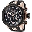 Invicta Men's 0361 Reserve Collection Venom Chronograph Black Polyurethane Watch
