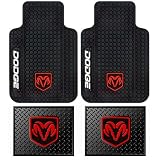 Dodge Ram Logo 4 Pc Floor Mats Set by Plasticolor