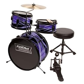 First Act Drum Set - Blue Swirl by First Act