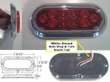 PAIR (TWO) 6 Oval LED Tail Truck Trailer Lights - NEW by Stuff4boats