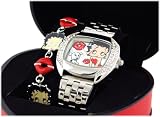 Betty Boop #BB-W342AS Women's Watch and Bracelet Gift Set