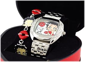 Betty Boop #BB-W342AS Women's Watch and Bracelet Gift Set
