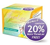 Threelac Probiotic Bonus Pack 60 Pkts Plus 20% More Free