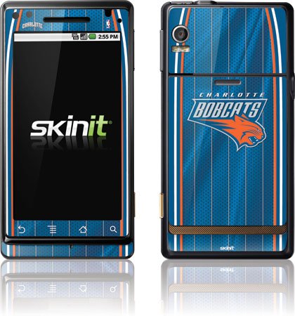 Skinit Charlotte Bobcats Jersey Vinyl Skin for Motorola Droid