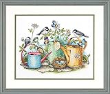 Dimensions Needlecrafts Stamped Cross Stitch, Watering Cans