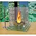 Glas Tischkamin inkl. Zubeh�r