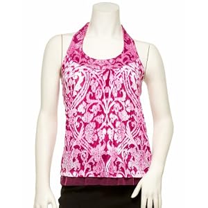 Buy 2b Batik Print Halter Top by bebe