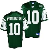 NFL Jets Chad Pennington # 10. Team Color Youth Replica Jersey