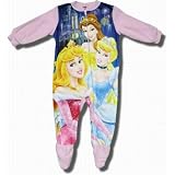 Disney Princesses Enchanted Castle Pink Footed Sleeper for toddlers and girls