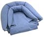Knit Double Headrest - Chambray Denim