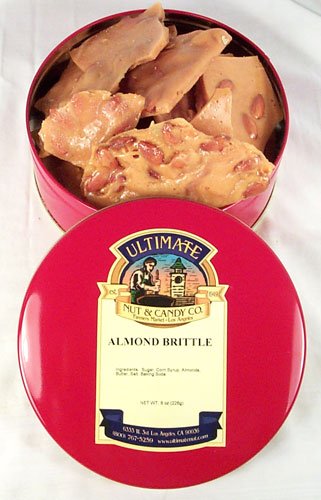 Ultimate's Almond Brittle - 2 Lb Tin by Almonds