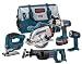 Factory-Reconditioned Bosch 93618HDCRF-RT 18 Volt Brute Tough Combo Kit with Bonus Jigsaw and Carrying Bag