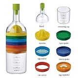 SUSOKI 8 in 1 Kitchen Tool Set- Multi Kitchen Gadgets Maker(Funnel, Juicer Lemon squeezer, Spice grater, Egg masher, Cheese grater, Egg seperator, Measuring cup, Can opener)