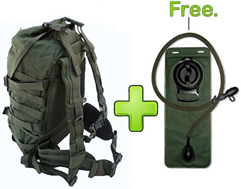 RibRave Coyote Backpack with Free Hydration Reservoir | Green
