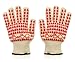 iBarBQ Barbeque Grill Smoker Oven Heat Protection Silicone Gloves, Pair