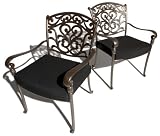 5102KAvAOQL. SL160  Strathwood St. Thomas Dining Chair Cushion, Set of 2, Black