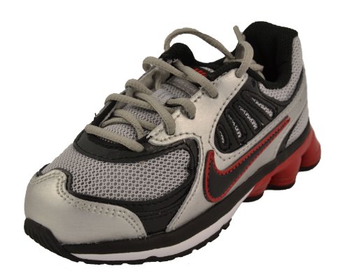 Sales Nike Toddler Shox Qualify Running Shoes Silver/Black/Red