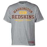 NFL Men's Washington Redskins Classic Slogan Tee (Grey, Small)