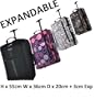 Set of 2 & 1 Piece Cities� World's lightest Lightweight Hand Luggage Travel Holdall Baggage Wheely Suitcase Cabin Approved Bag Ryanair Easyjet and Many More - 1.65kg - 42 Litres