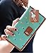 BESSKY Women's Long Purse Clutch Zip Bag Card HolderWallet (18.5x9.5x3 cm, Green)