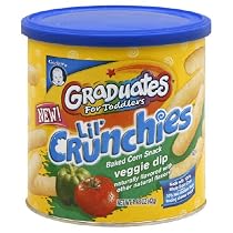 Gerber Graduates Lil' Crunchies, Veggie Dip, 1.48-Ounce Canisters (Pack of 6)
From Gerber
