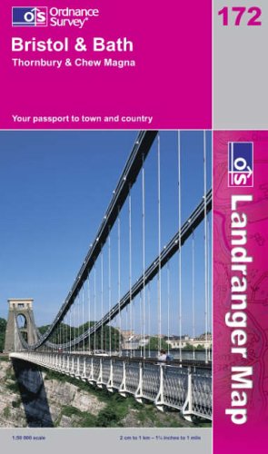 Bristol and Bath, Thornbury and Chew Magna (Landranger Maps)