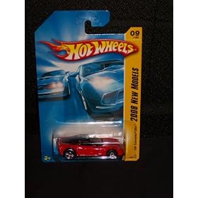 Hot Wheels 2008 009 9 New Models Red '09 Corvette ZR1 by Hot Wheels