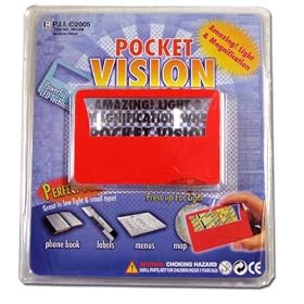 Pocket Vision LED Magnifier - Assorted Color