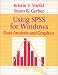 Book Using SPSS for Windows: Data Analysis and Graphics