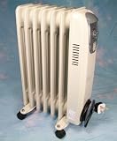 1.5KW Oil Filled Radiator with Thermostat Control.