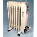 1.5KW Oil Filled Radiator with Thermostat Control.