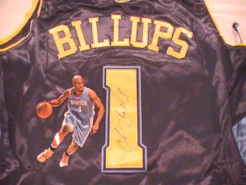 CHAUNCEY BILLUPS SIGNED AUTOGRAPHED JERSEY DENVER NUGGETS COA + HOLOGRAM