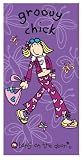 Zap Groovy Chick Butterfly Printed Towel