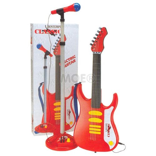 Bontempi Electric Guitar with Amplifier and Microphone