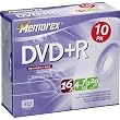Memorex 4.7Gb/16x DVD+R (10-Pack Slim Case)
