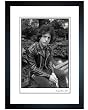 Billy Joel on a Park Bench, NYC, 1973 - Fine Art Print