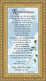 Sympathy Gift - Remembrance - Female - 4 1/2 X 8
