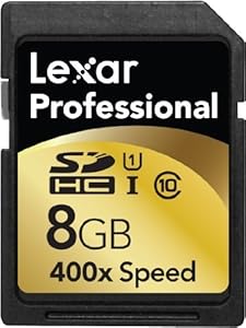 Lexar Professional 400x 8 GB SDHC UHS-I Card LSD8GBCTBNA400