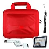 Premium anti-slip high quality Hard Nylon Cube Case with Pocket for Apple iPad 3G tablet / Wifi model 16GB, 32GB, 64GB. Apple iPad Accessories+ Includes a 4-inch eBigValue  + Retractable Hotsync Usb Data Cable for Apple Ipad