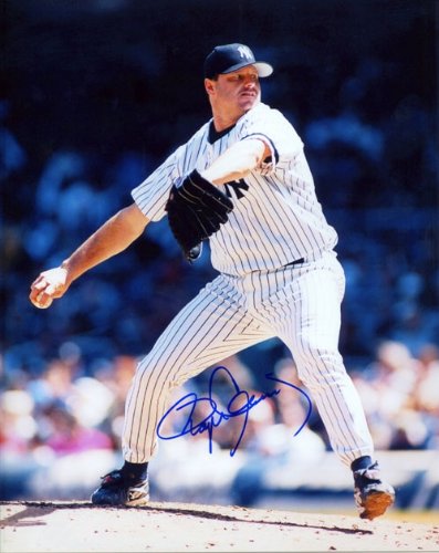 Roger Clemens Autographed/Hand Signed New York Yankees 8x10 Photo