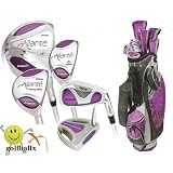 Allante Ladies Pink (Lanender) Edition Full Golf Club Set with Matching Golf Bag and... by