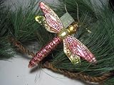 Seasons of Cannon Falls Glass Jeweled Dragonfly Christmas Ornament #677872